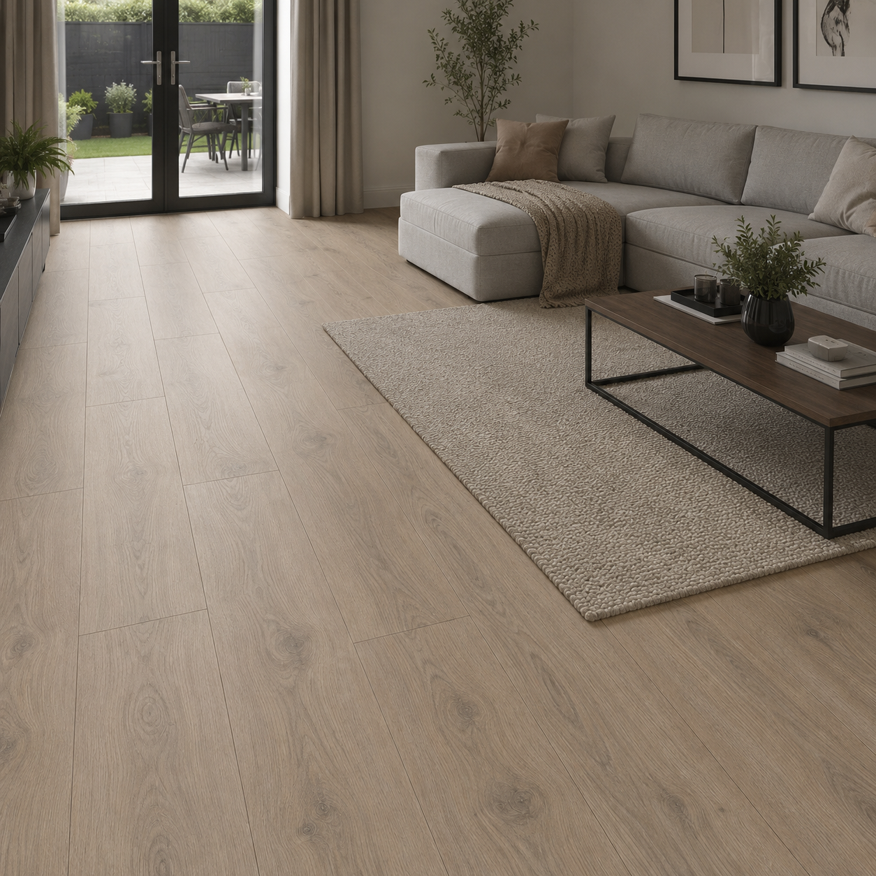 Aged Brown Oak 12mm Waterproof Laminate Flooring