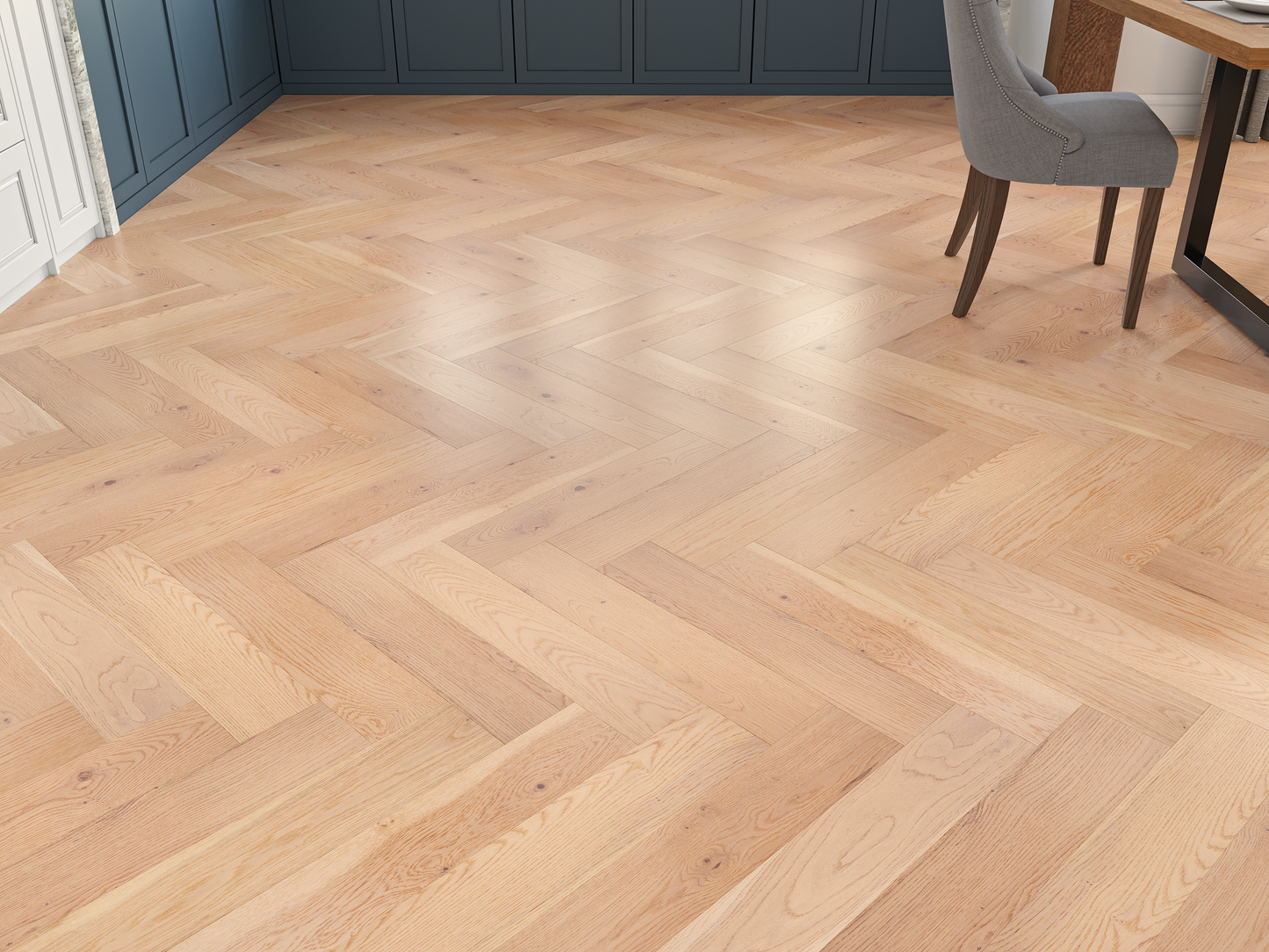 Holloway Croft Oak 15mm Herringbone Engineered Wood Flooring