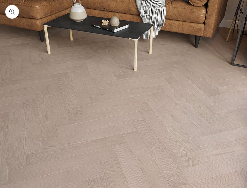 Kingsley 8mm Whitford Oak Herringbone Laminate Flooring