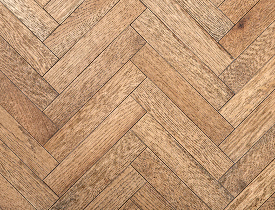 PrimeLine Gresham Oak 20mm Herringbone Engineered Wood Flooring