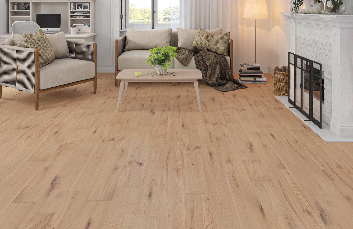 Haven Almond Breeze Oak 14mm Engineered Wood Flooring