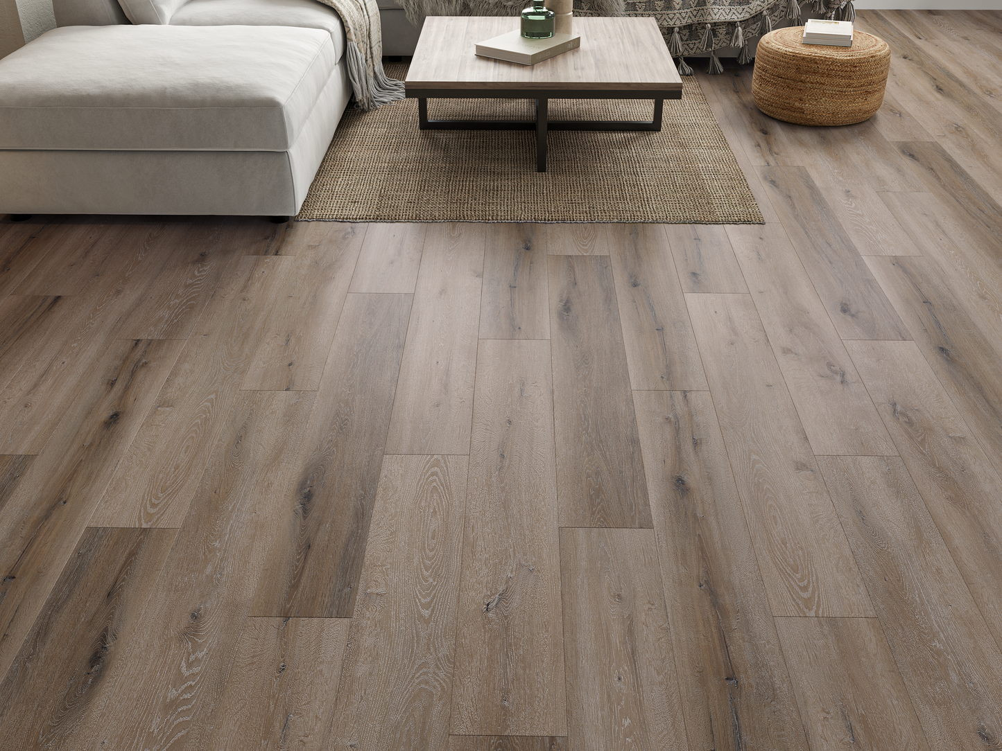 Regency Fairfax Oak 6.5mm Straight Plank LVT Flooring SPC Rigid Core