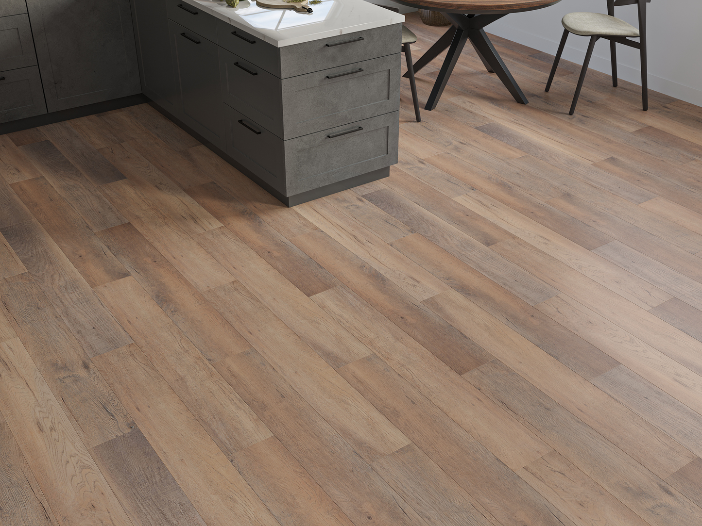 Regency Stafford Oak 6.5mm Straight Plank LVT Flooring SPC Rigid Core