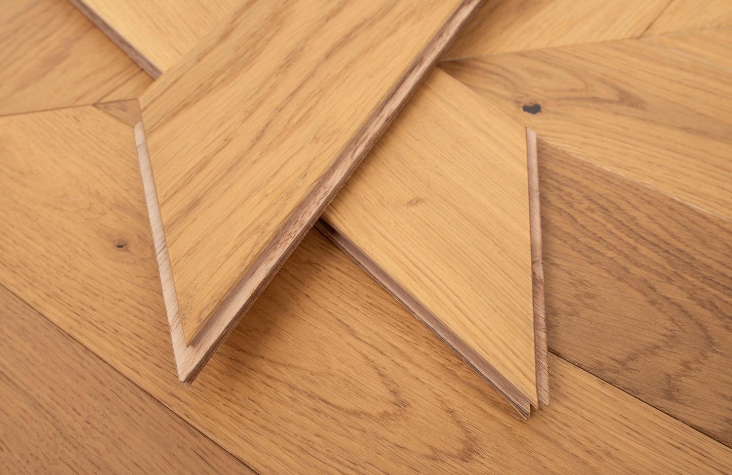 Trentham Oak 14mm Chevron Engineered Wood Flooring