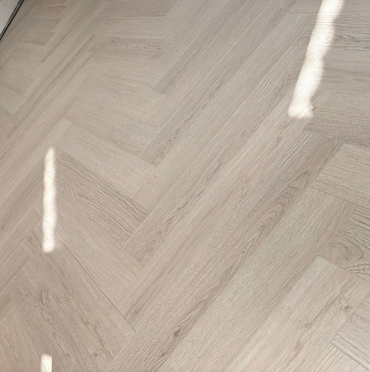 12mm Ashford Oak Herringbone Laminate Flooring