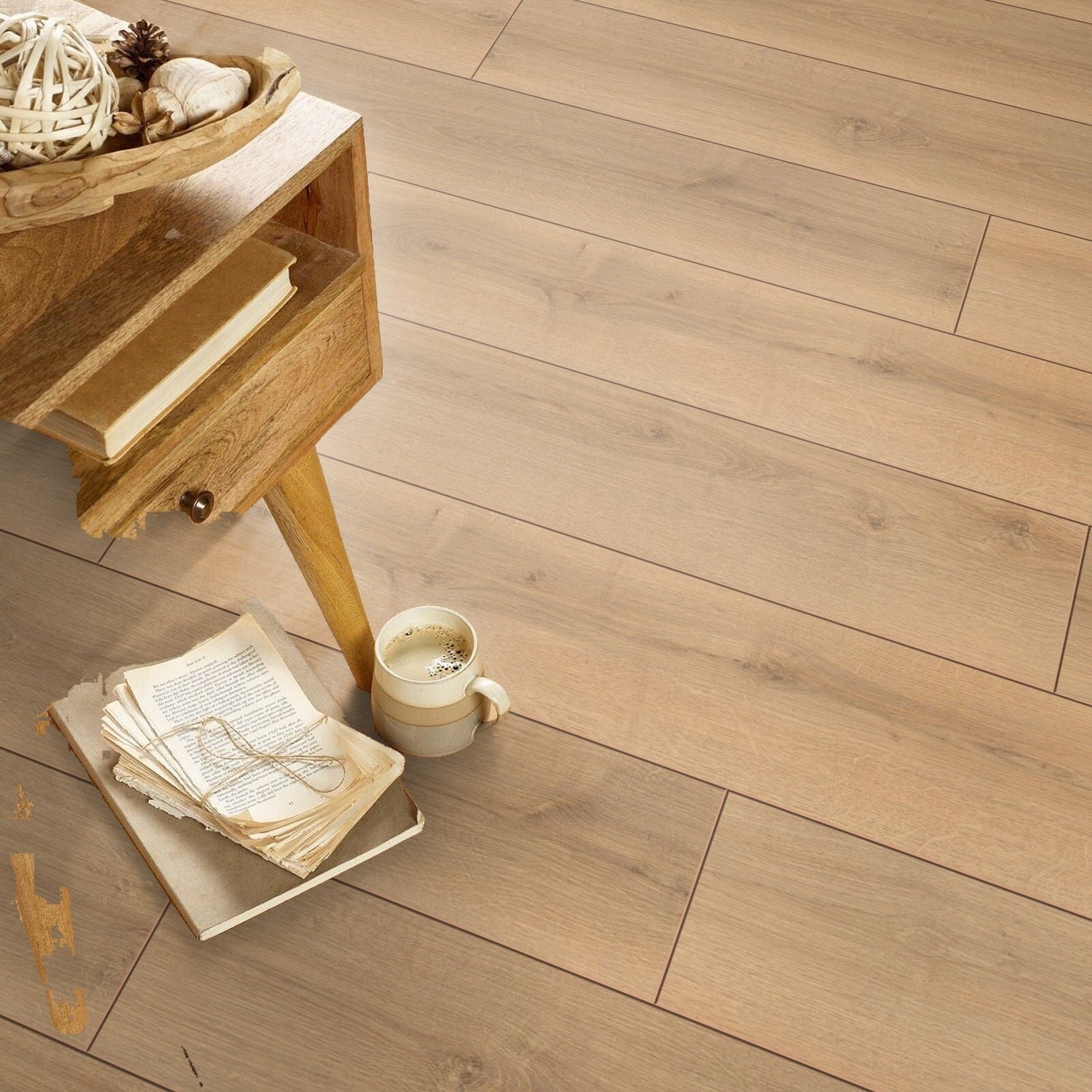 STEP Click XL Canyon Natural Oak 12mm AC5 Laminate Flooring