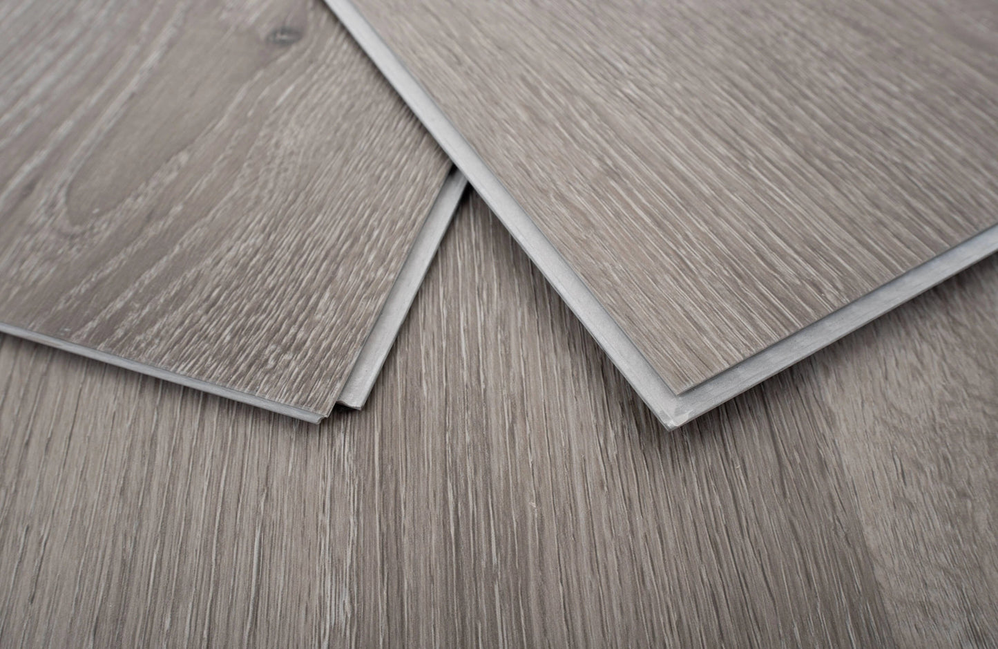 Waterproof Grey Kensington Plank 0.5mm Wear Layer LVT Rigid Core SPC Click Luxury Vinyl Tile Flooring