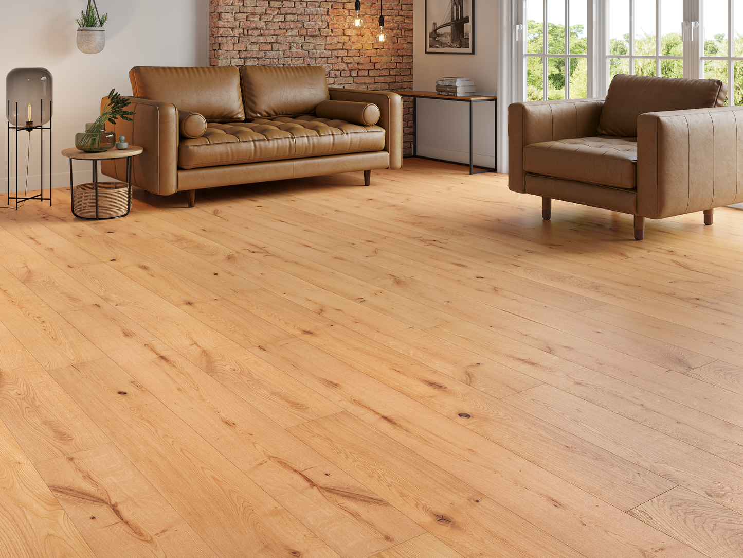 Woodland Everly Oak Long Board Engineered Wood Flooring