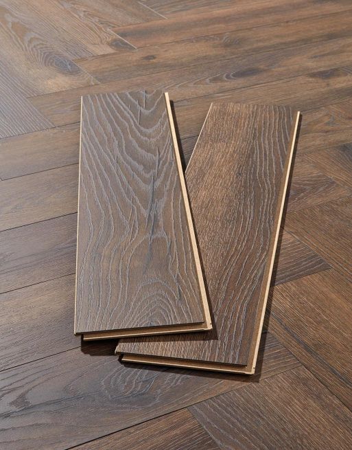 Forenzo Crownwood Oak Herringbone Laminate Flooring