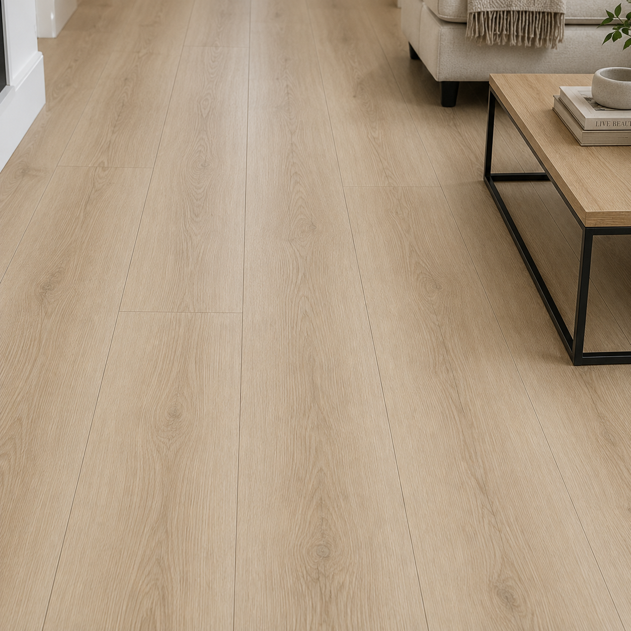 Waterproof Prime Pearl Oak SPC LVT Click Luxury Vinyl Tile Flooring
