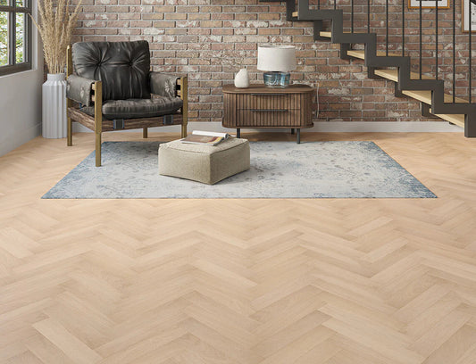 Verona Dunswell Herringbone Oak Engineered Wood Flooring