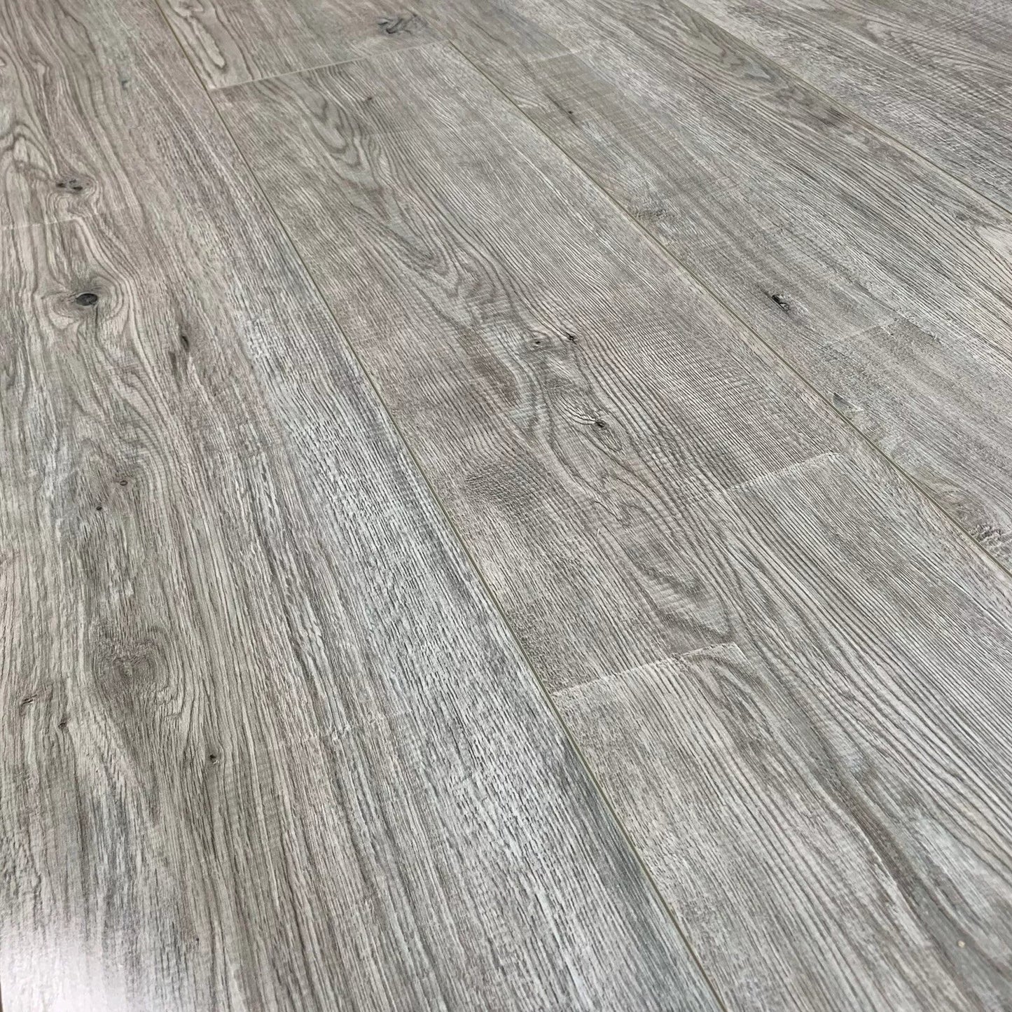 High Gloss Venetian Grey 8mm Laminate Flooring