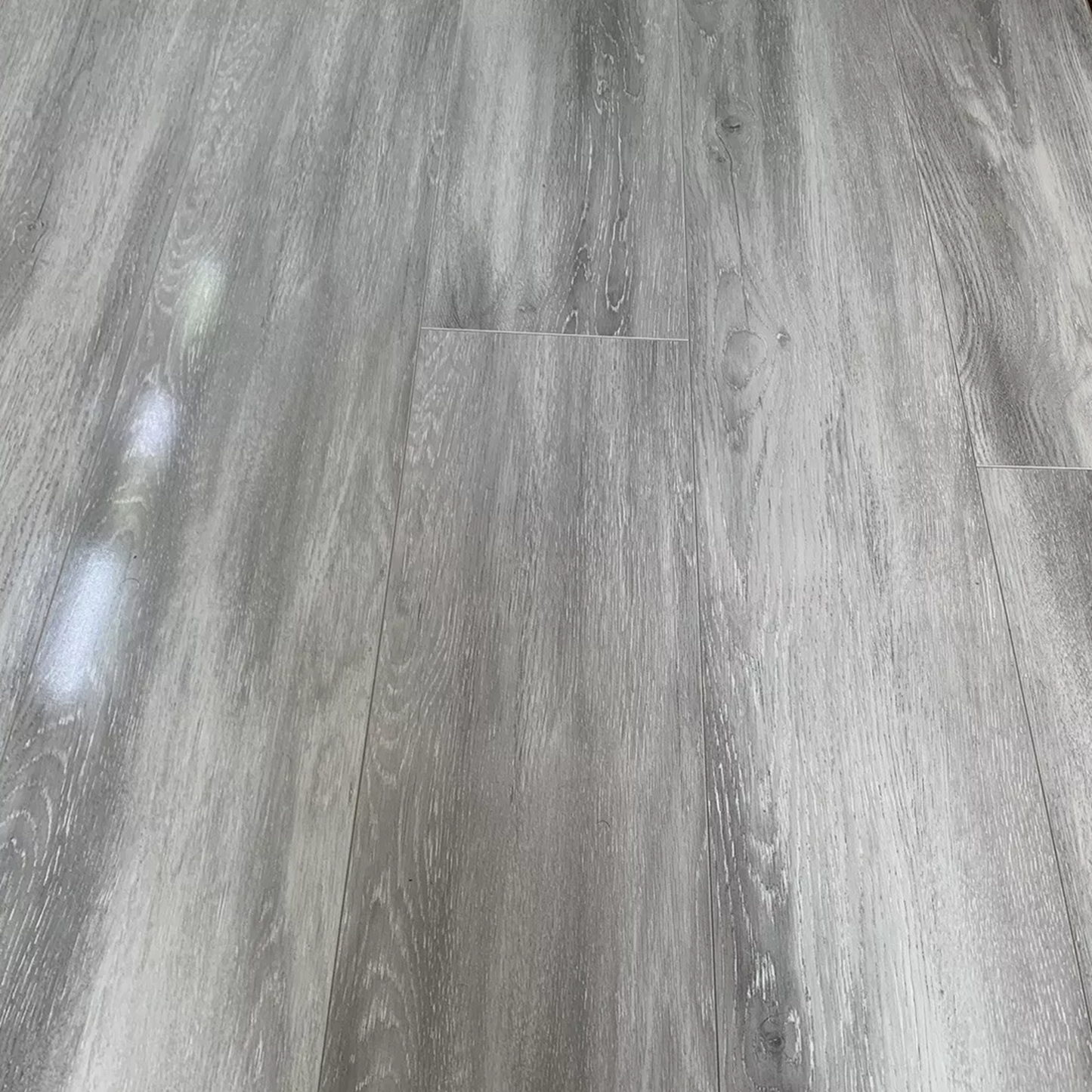 High Gloss Silver Ice 8mm Laminate Flooring