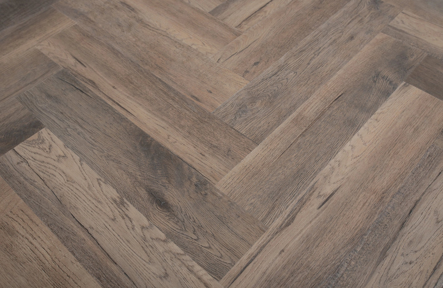 Heritage Portland Oak 6.5mm Click Herringbone SPC LVT Waterproof  Flooring