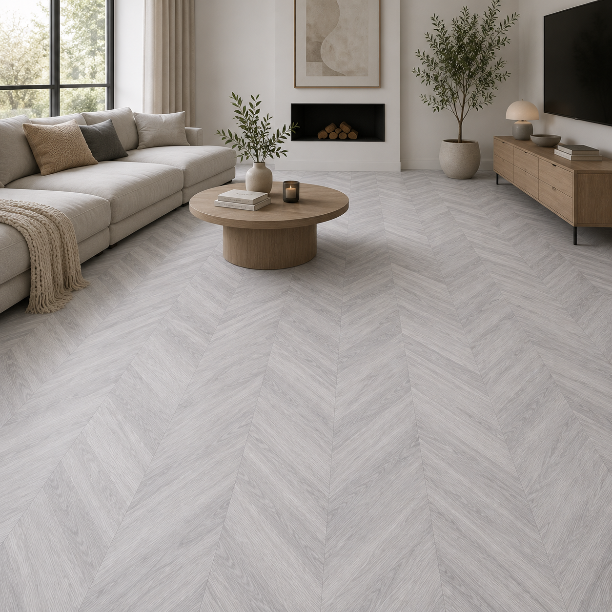 Chevron AGT 8mm Velmont Oak Laminate Flooring