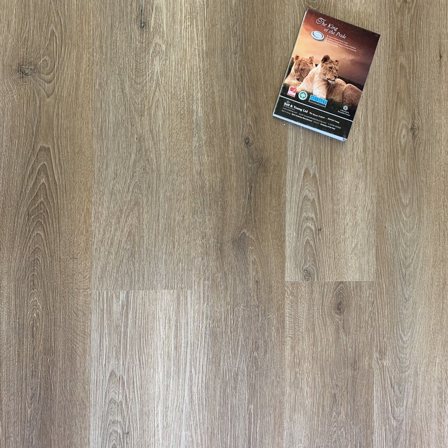 Waterproof Rustic Oak Plank - Click LVT Luxury Vinyl Tile SPC