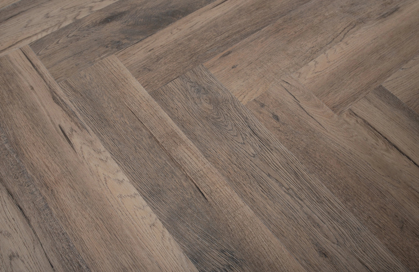 Heritage Portland Oak 6.5mm Click Herringbone SPC LVT Waterproof  Flooring
