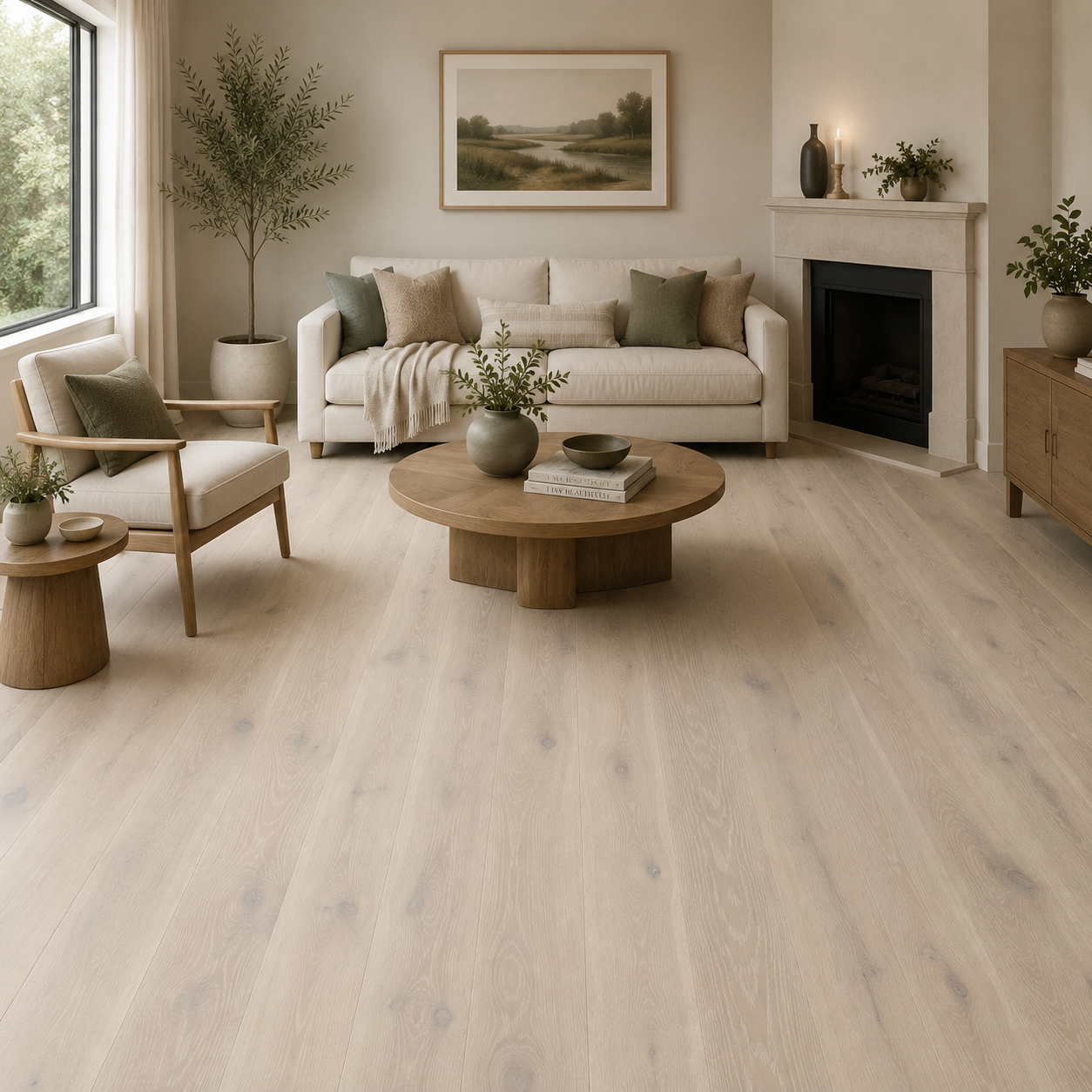 Haven Hearth Oak Long Board 14mm Brushed & Oiled Engineered Wood Flooring