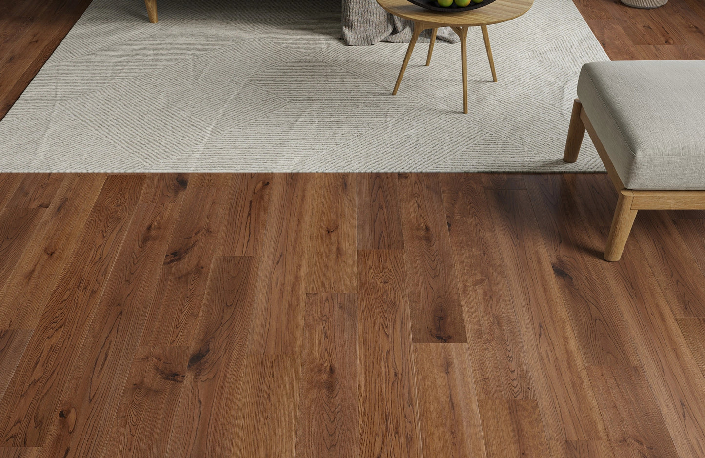 Farnley Hand Scraped & Lacquered Solid Oak Flooring