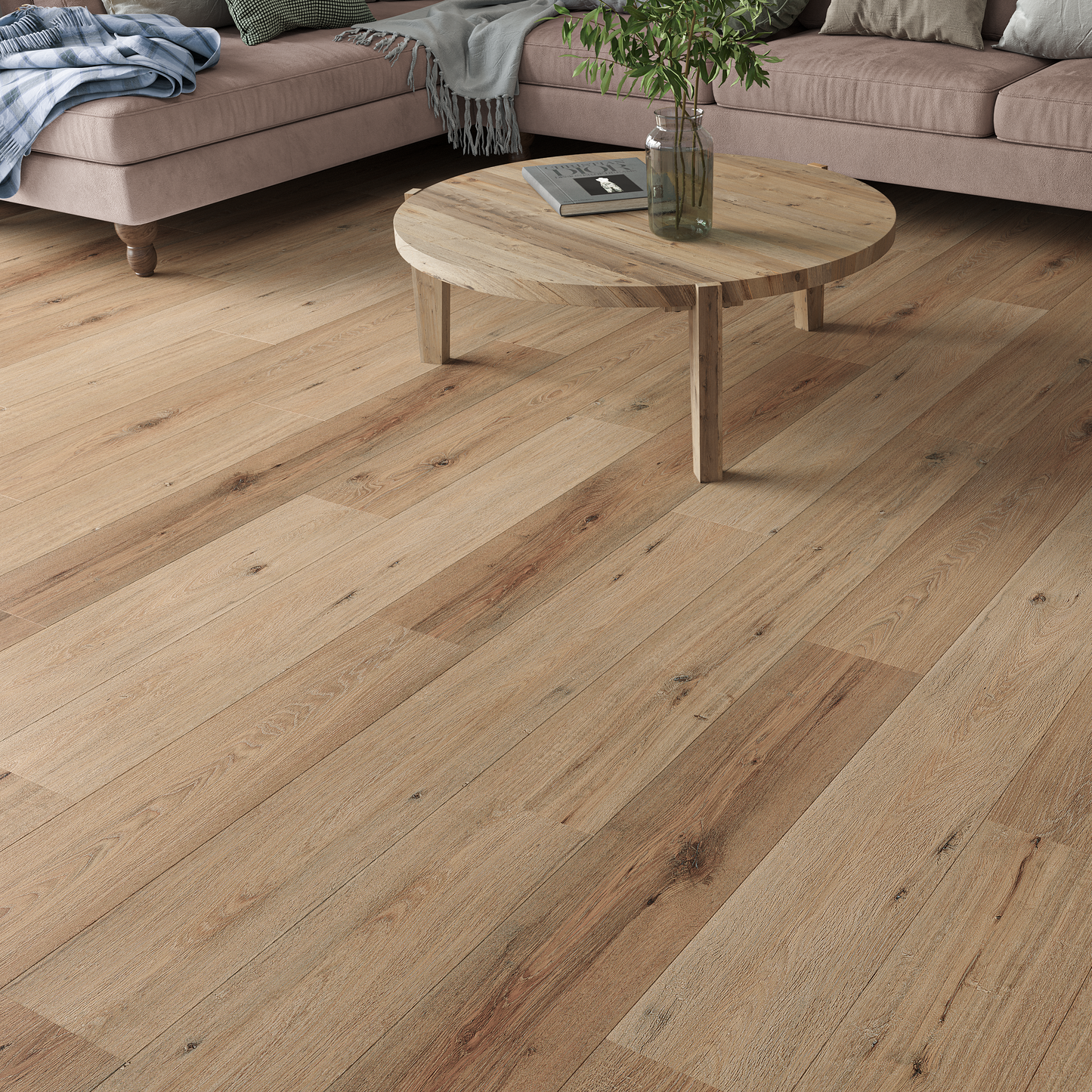 Regency Lancaster Oak 6.5mm Straight Plank LVT Flooring SPC Rigid Core