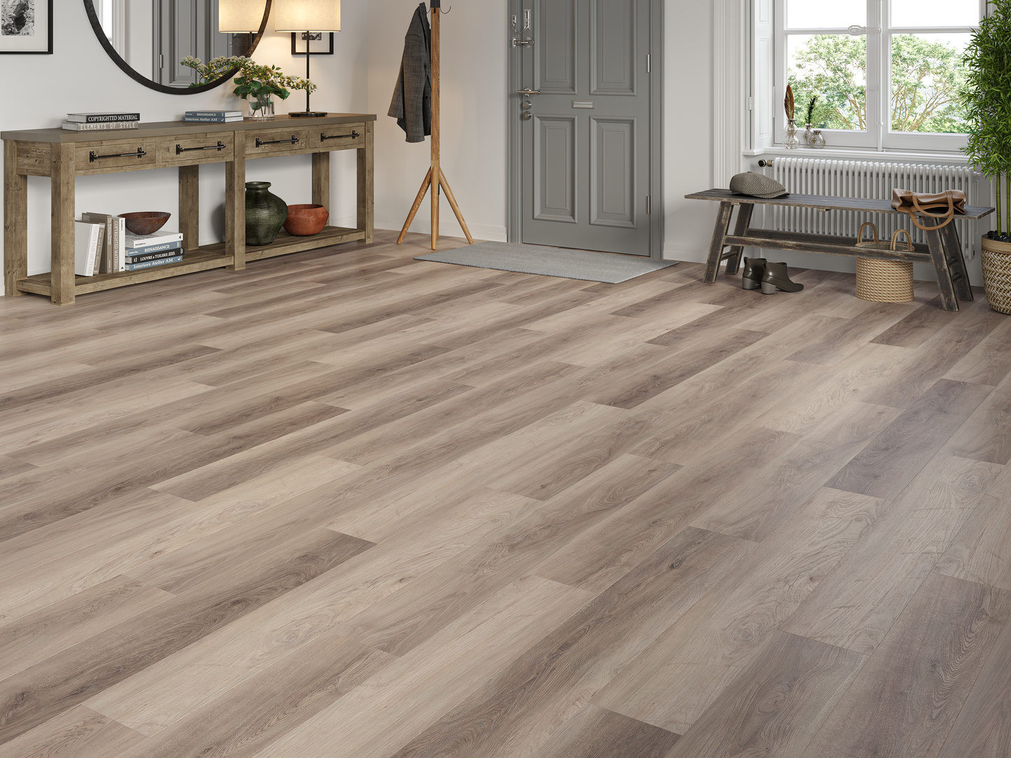 Regency Richmond Oak 6.5mm Straight Plank LVT Flooring SPC Rigid Core