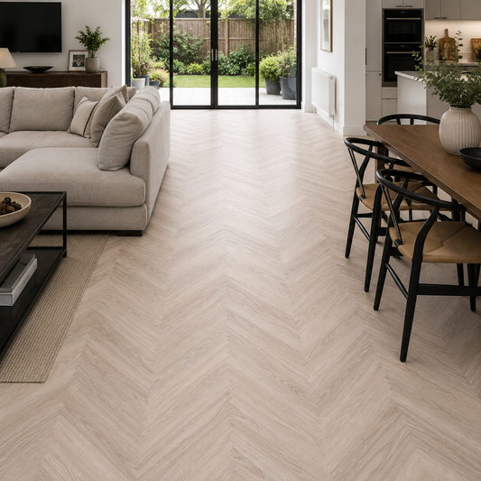 Chevron AGT 8mm Elvora Oak Laminate Flooring