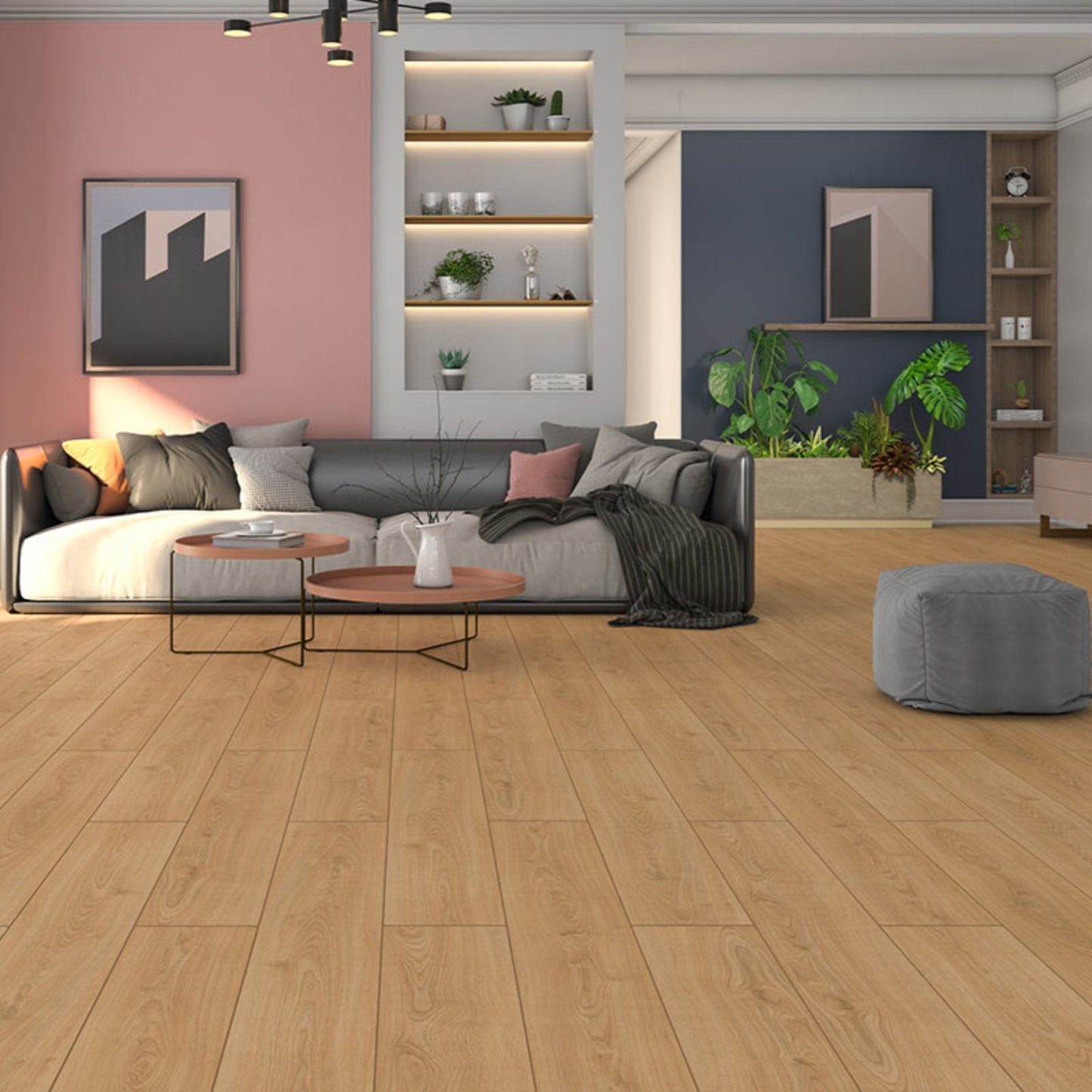 STEP Click XL Peking Oak 12mm AC5 Laminate Flooring