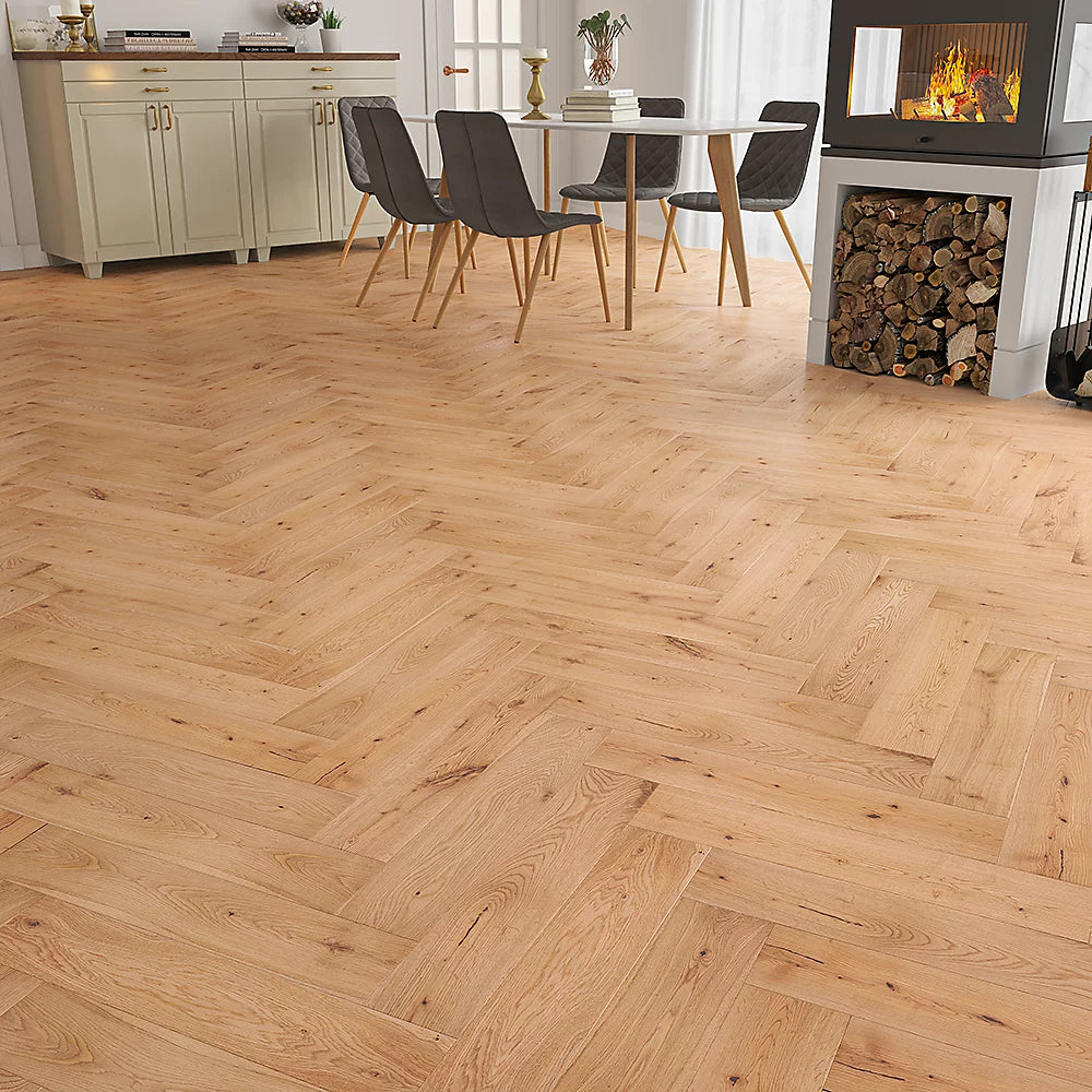 Verona Everwood Herringbone Oak Engineered Wood Flooring