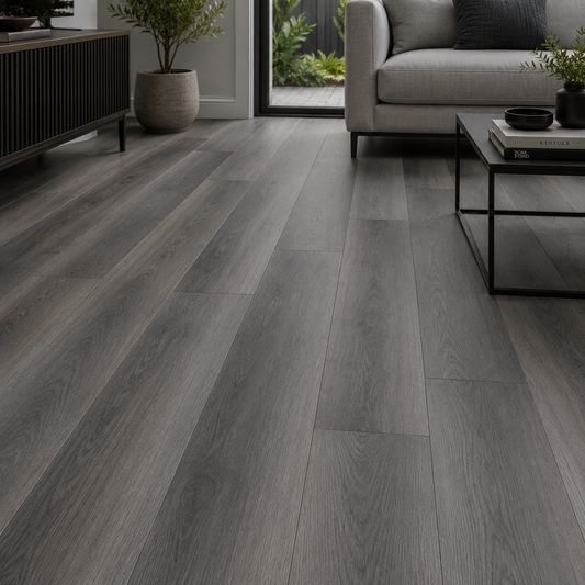 Dark Grey Sovereign Obsidian 6mm Plank LVT Rigid Core SPC Click Luxury Vinyl Tile Flooring