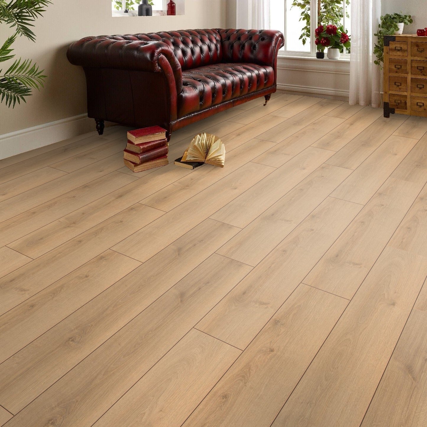 STEP Click XL Canyon Natural Oak 12mm AC5 Laminate Flooring