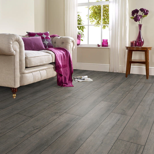 STEP Click XL Prague Grey 12mm AC5 Laminate Flooring