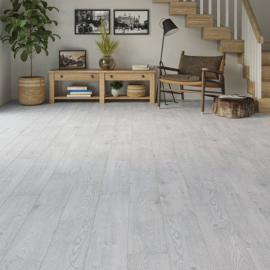 Cool Grey AGT Effect 12mm Laminate Flooring Elvaris