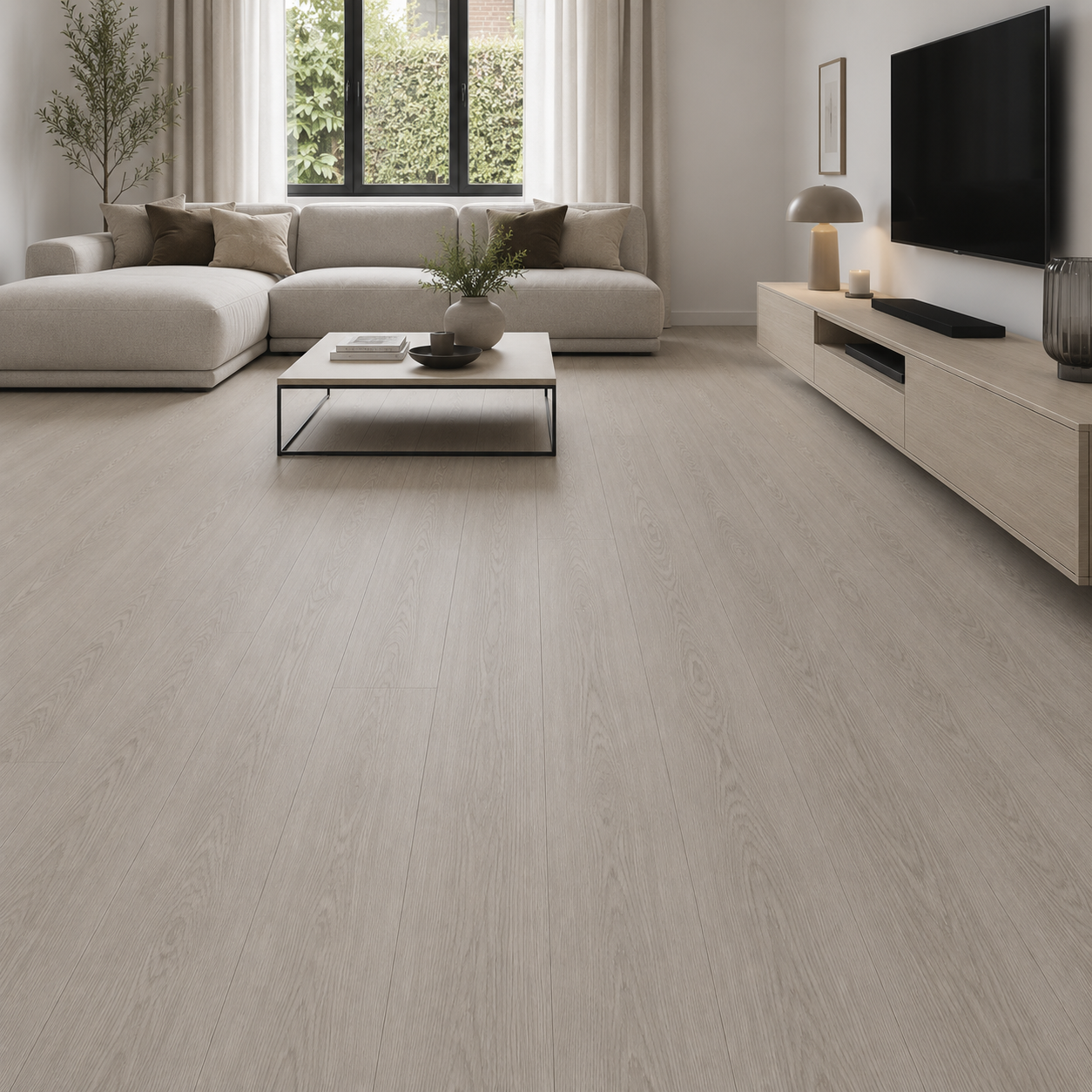 Waterproof Prime Havana Grey Oak SPC LVT Click Luxury Vinyl Tile Flooring