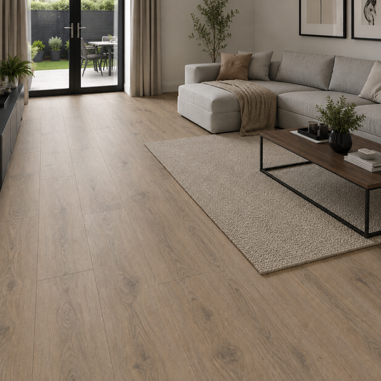 Aged Brown Oak 12mm Waterproof Laminate Flooring