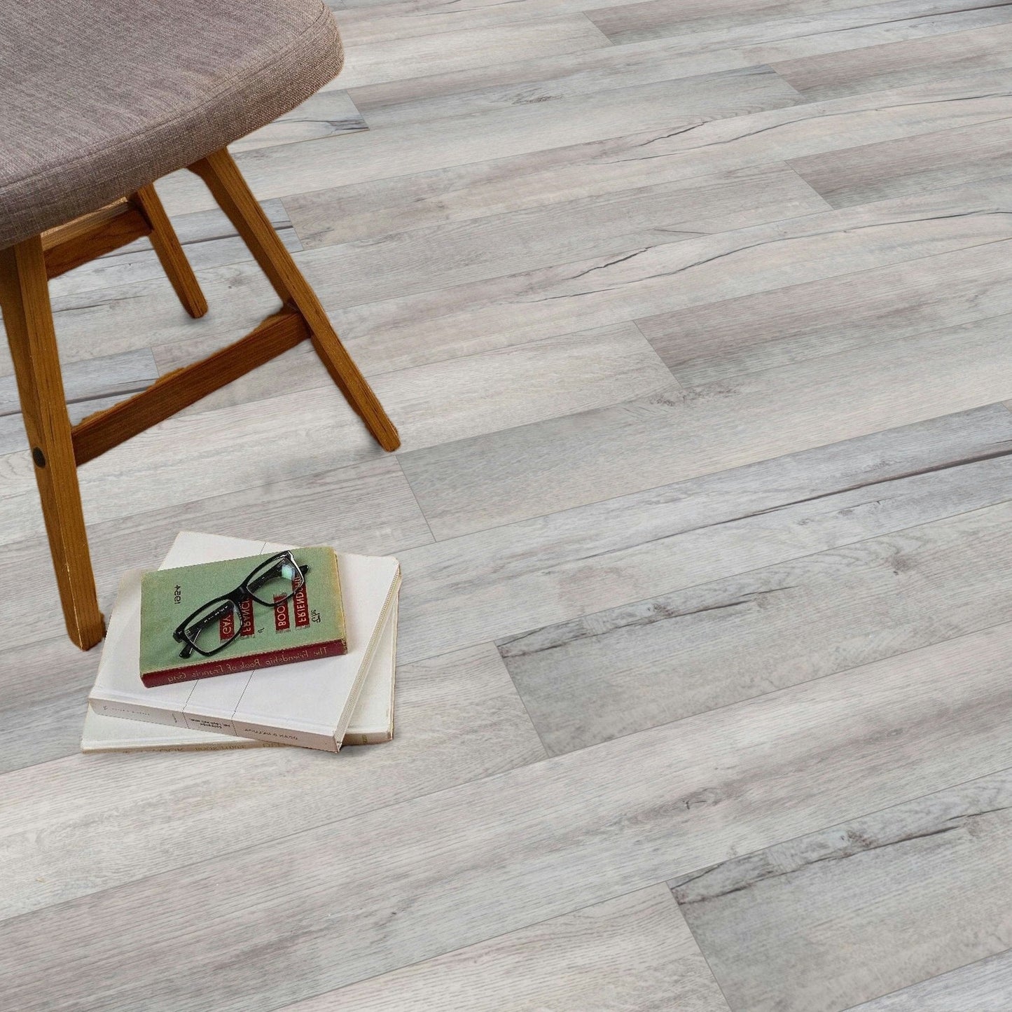 Waterproof Glenwood Oak 8mm Plank LVT Rigid Core SPC Click Luxury Vinyl Tile Flooring