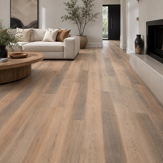 Regency Stafford Oak 6.5mm Straight Plank LVT Flooring SPC Rigid Core