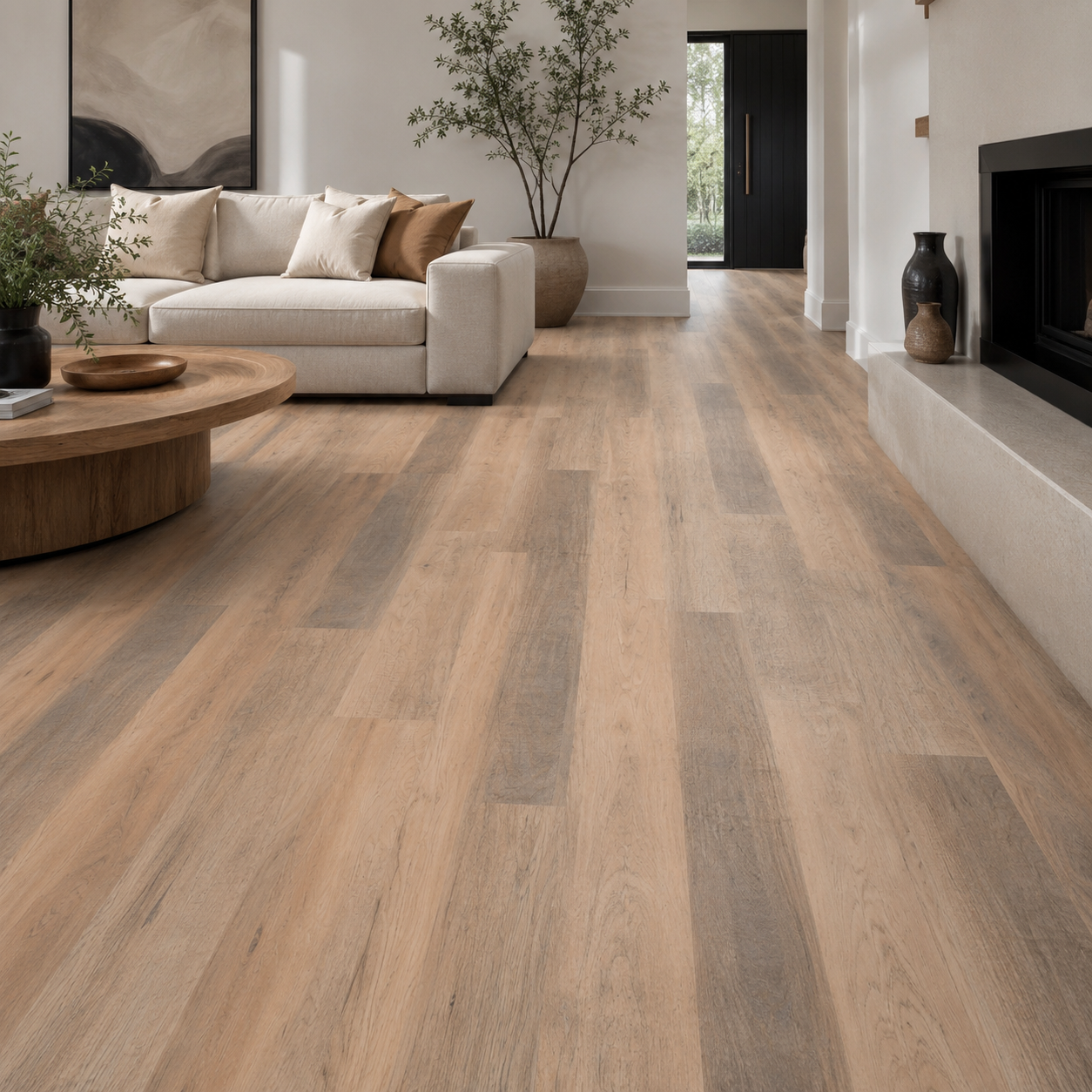 Regency Stafford Oak 6.5mm Straight Plank LVT Flooring SPC Rigid Core