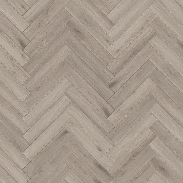 Forenzo Lunar Oak Herringbone Laminate Flooring