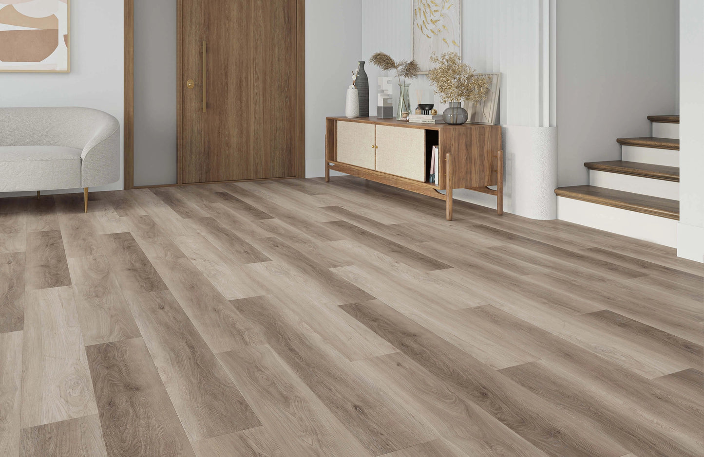 Regency Richmond Oak 6.5mm Straight Plank LVT Flooring SPC Rigid Core