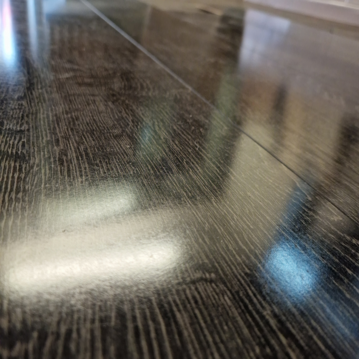 High Gloss Black Granite 8mm Laminate Flooring