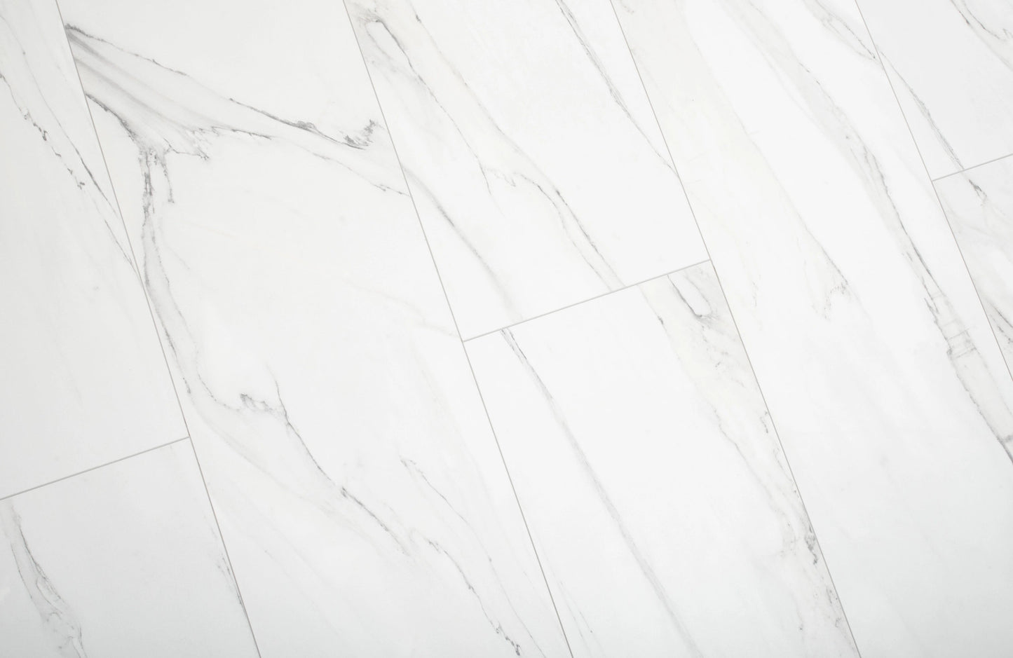 Carrara White Marble AGT Mood 10mm Laminate Flooring
