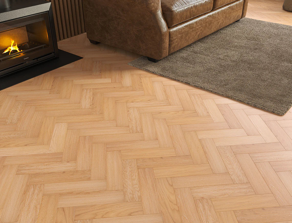 Verona Bramley Herringbone Oak Engineered Wood Flooring