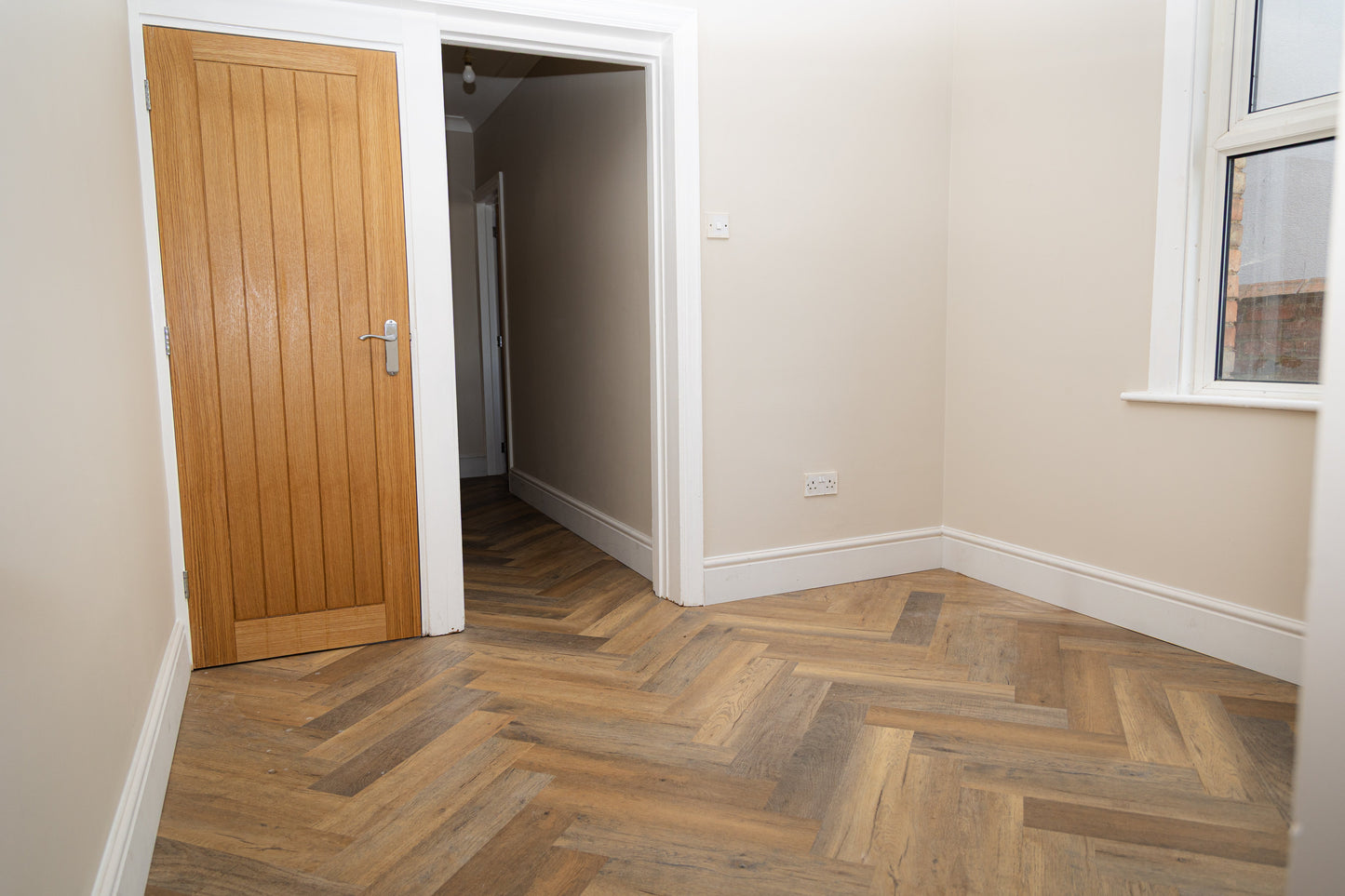 Heritage Milford Oak 6.5mm Click Herringbone LVT SPC Waterproof Flooring