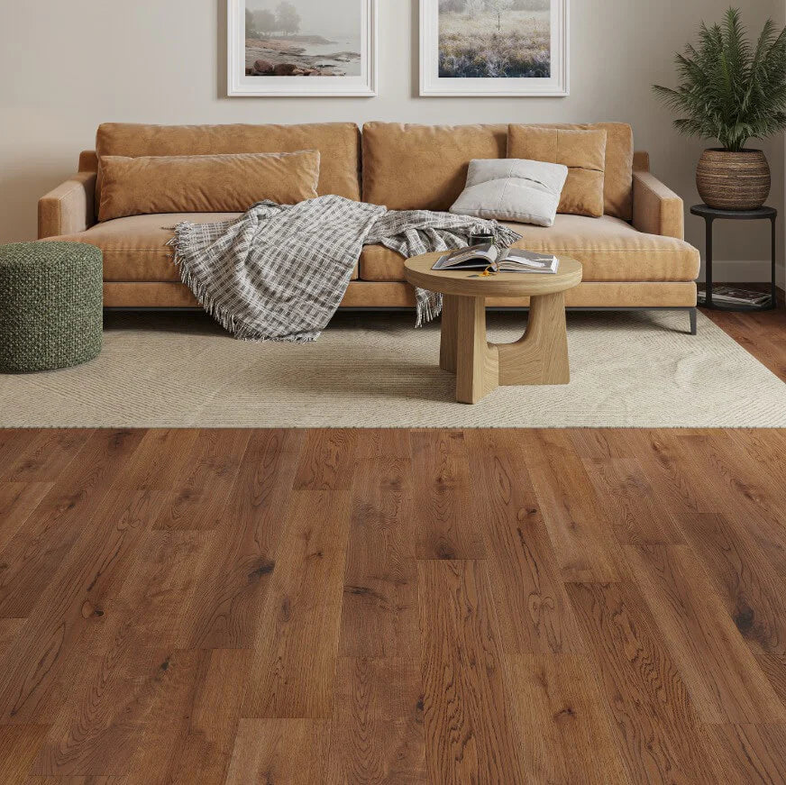 Farnley Hand Scraped & Lacquered Solid Oak Flooring
