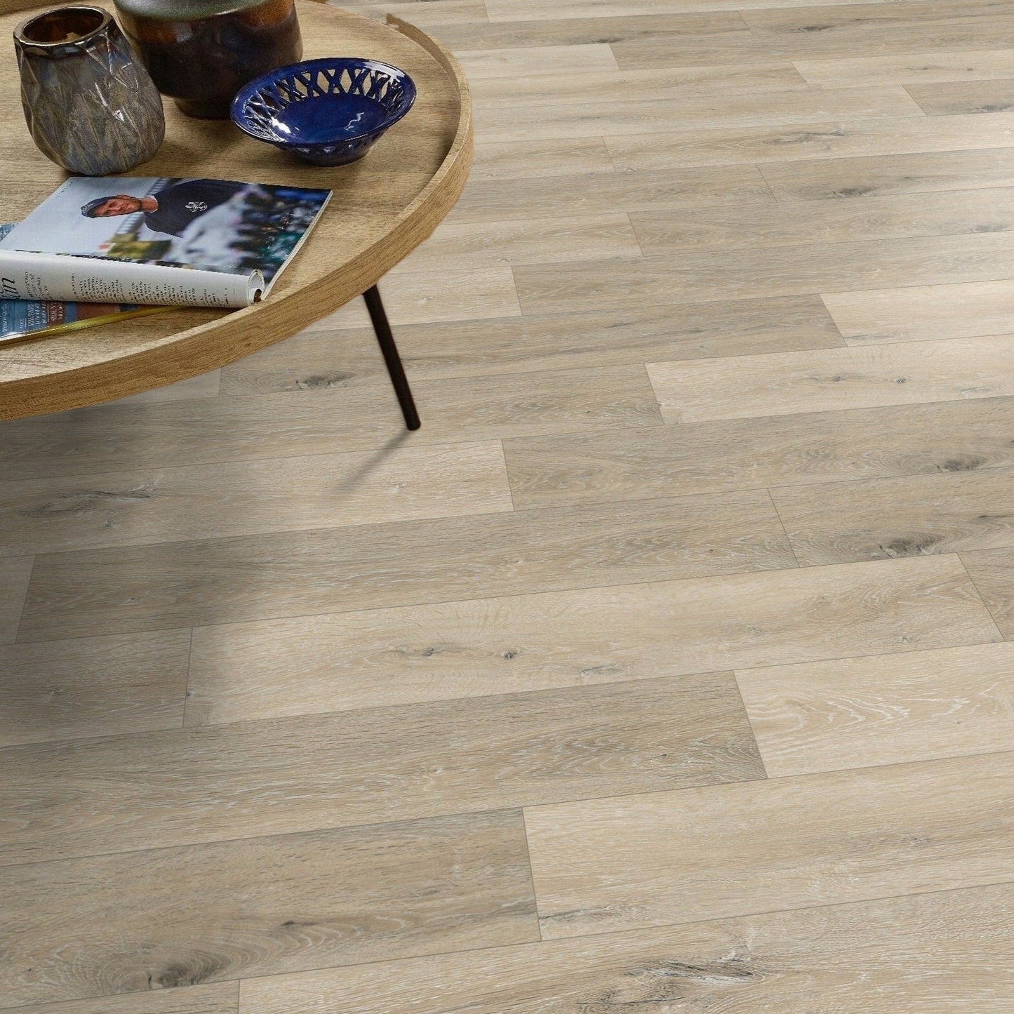 Hampton Oak Plank 0.55mm Wear Layer LVT Rigid Core SPC Click Luxury Vinyl Tile Flooring