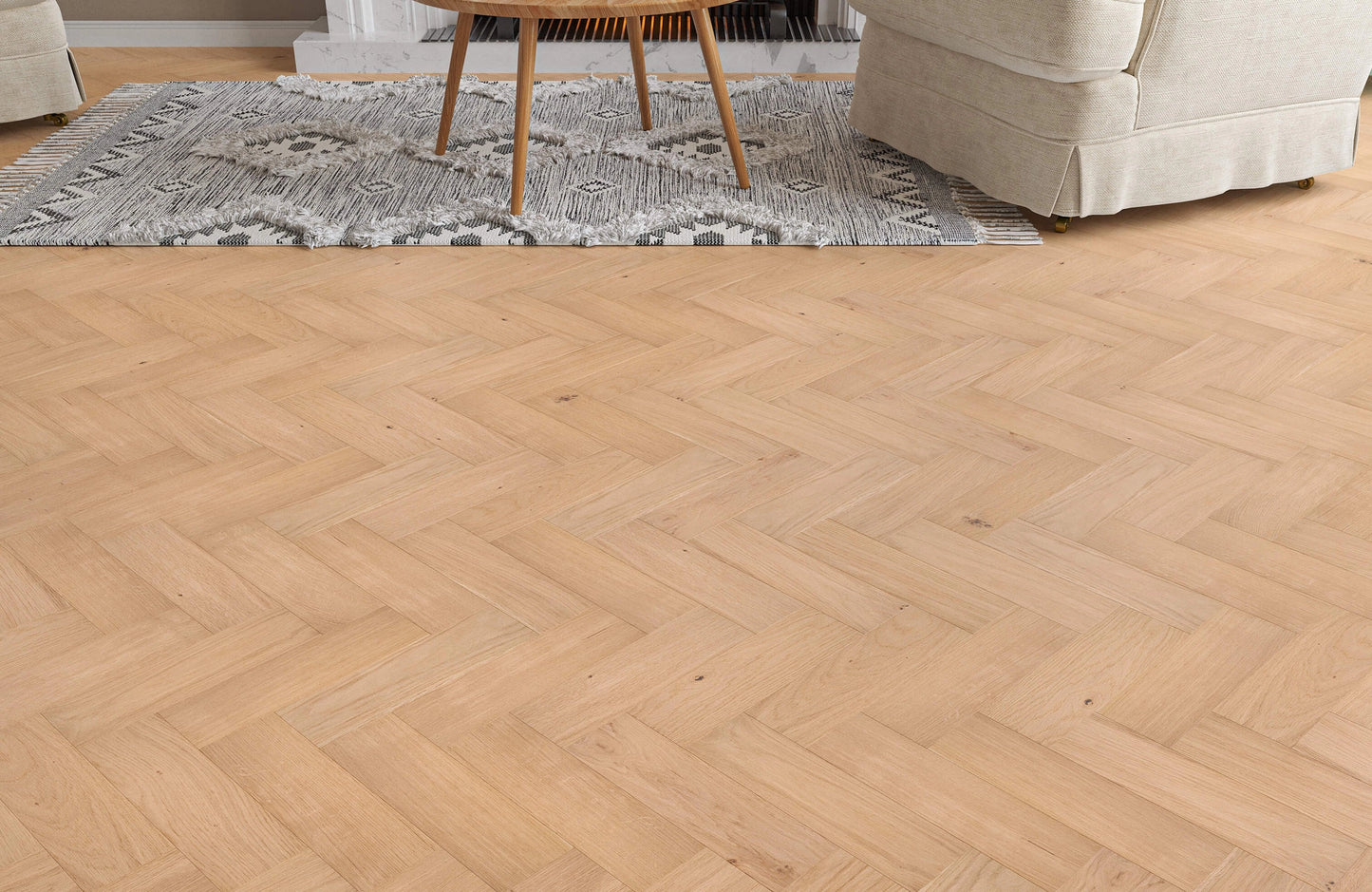 Dartmoor Oak Oiled Herringbone Engineered Wood Flooring