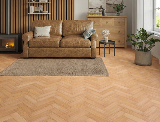 Verona Bramley Herringbone Oak Engineered Wood Flooring