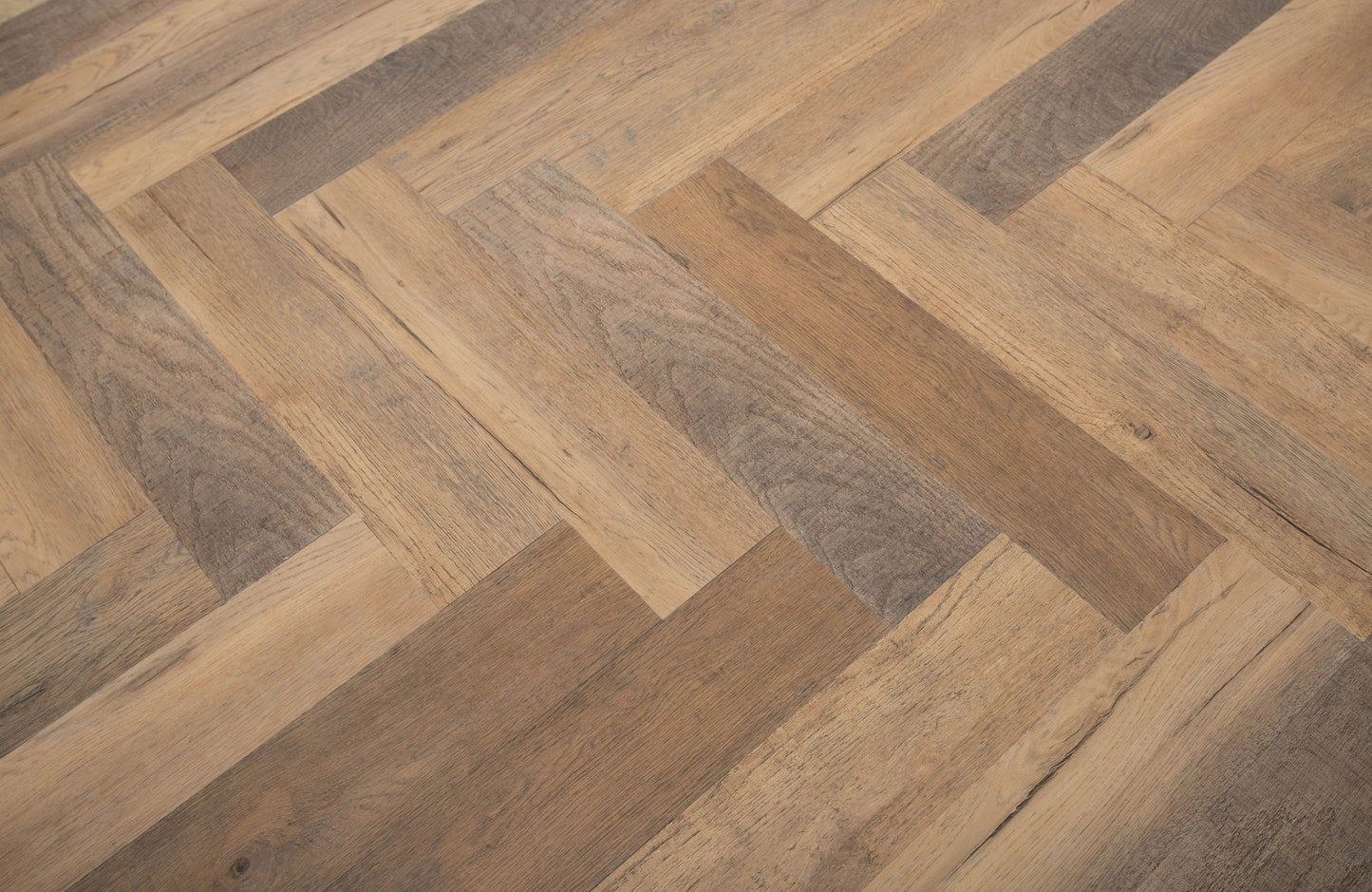 Heritage Milford Oak 6.5mm Click Herringbone LVT SPC Waterproof Flooring