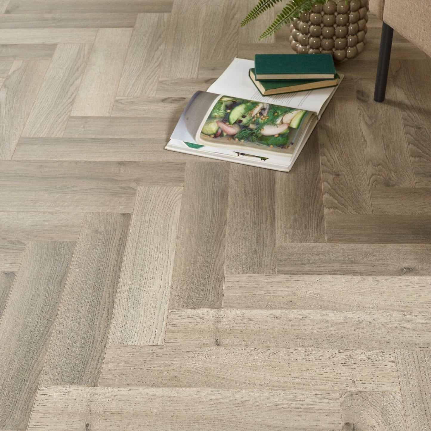 Starward Stellar Click 12mm Herringbone Laminate Flooring