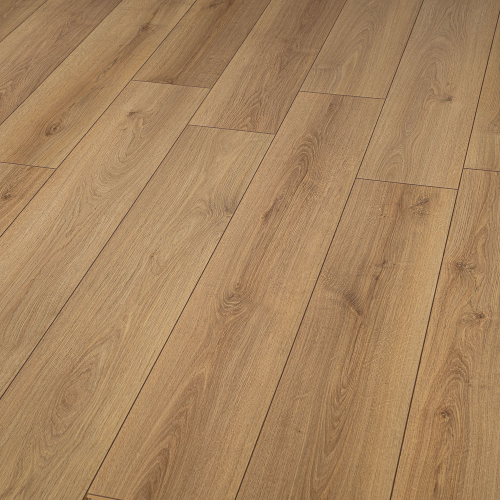 Natural Oak 12mm Waterproof Laminate Flooring